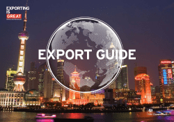 Export Guide