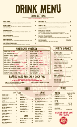 Full Size Drink Menu- LEX NEW 2-18-14