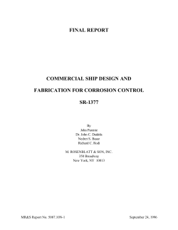 final report commercial ship design and fabrication for corrosion