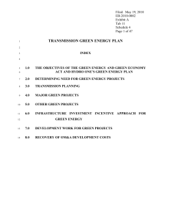 A-11-04 Green Energy Plan