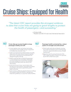 Cruise Ships: Equipped for Health