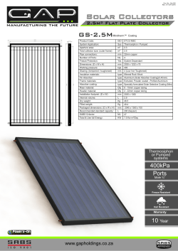 GS-2.5M - GAP Holdings