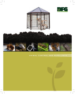 animal control and repellents