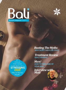 Busting The Myths Treatment Review Men! Interview with Matt