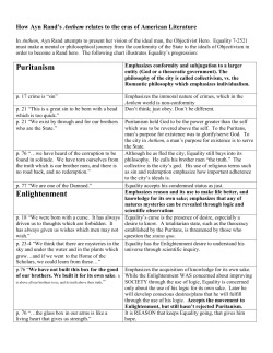 Puritanism Enlightenment