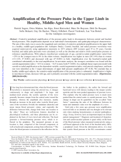 Amplification of the Pressure Pulse in the Upper