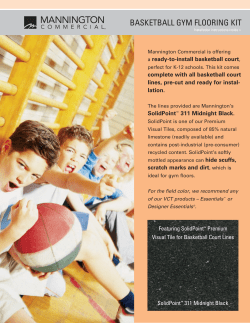 BaskETBaLL Gym FLoorinG kiT