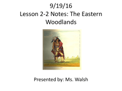 The Eastern Woodlands