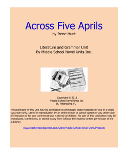 Across Five Aprils - TipTopWebsite.com