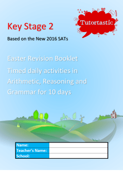 KS2-Easter-Revision-Booklet - St Charles RCVA Primary School
