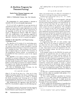 A Machine Program for Theorem