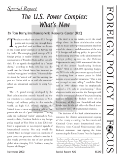 The US Power Complex: What`s New