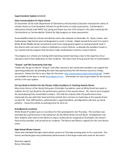 Superintendent Update 12-14-15 State Commendation for Pepin