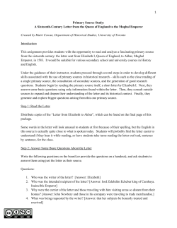 Primary Source Study - UTM Library Laptops