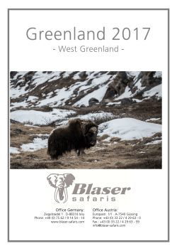Greenland - Blaser Safaris
