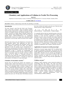 Chemistry and Applications of Cellulase in Textile Wet Processing