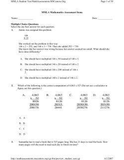 Fifth Grade - Milan Area Schools