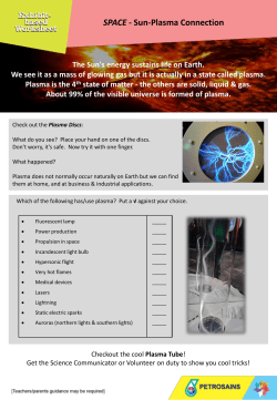 SPACE - Sun-Plasma Connection