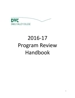 DVC Program Review Handbook
