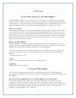 Exhibit Script - Freedom`s Frontier