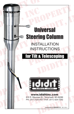 Universal Steering Column