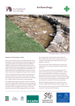 Archaeology - Snowdonia Heritage