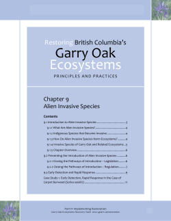 Chapter 9 Alien Invasive Species (2 MB PDF)