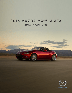 2016 mazda mx-5 miata