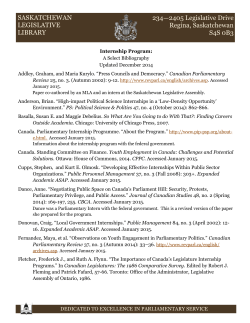 SASKATCHEWAN LEGISLATIVE LIBRARY 234&mdash;2405