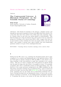 The Controversial Universe