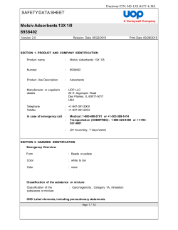 NA MSDS