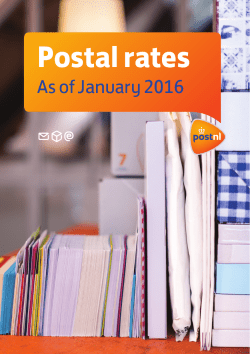 Postal rates