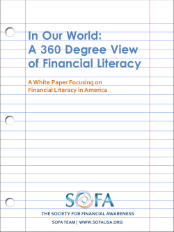 In Our World: A 360 Degree View of Financial Literacy