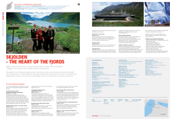 sKjolden - the heart of the fjords