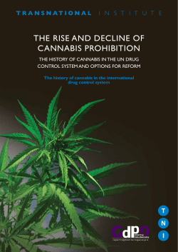 the rise and decline of cannabis prohibition