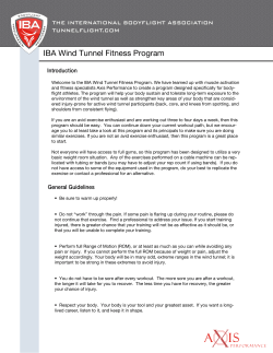 IBA fitness Guide - International Bodyflight Association