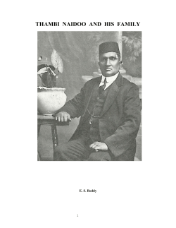 thambi naidoo and his family