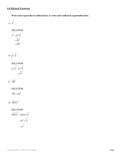 6-6 Rational Exponents p425 17