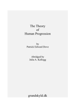 The Theory of Human Progression - Grundskyld