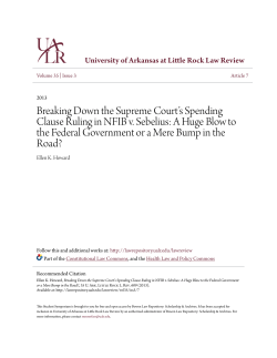 Breaking Down the Supreme Court`s Spending Clause Ruling in