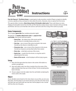 Y2852 : Pass The Popcorn® Game