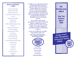 CMIS Year End Dashboard Report