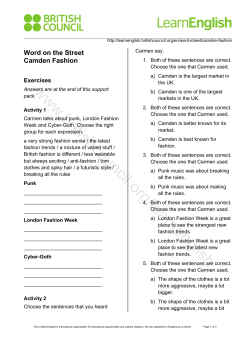 Support Pack - British Council Learn English