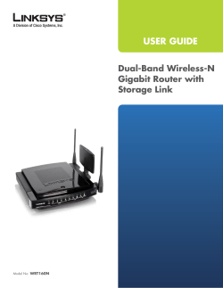 Dual-Band Wireless-N Gigabit Router with Storage Link
