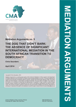 The Absence of Significant International