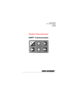 HART&reg; Communicator