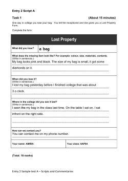 Lost Property - Cambridge English