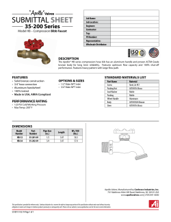 35-200 Series - Apollo Valves