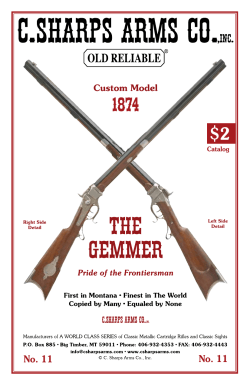 Catalog - C. Sharps Arms