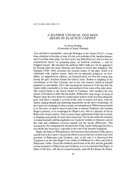 full text - Classical Association of South Africa